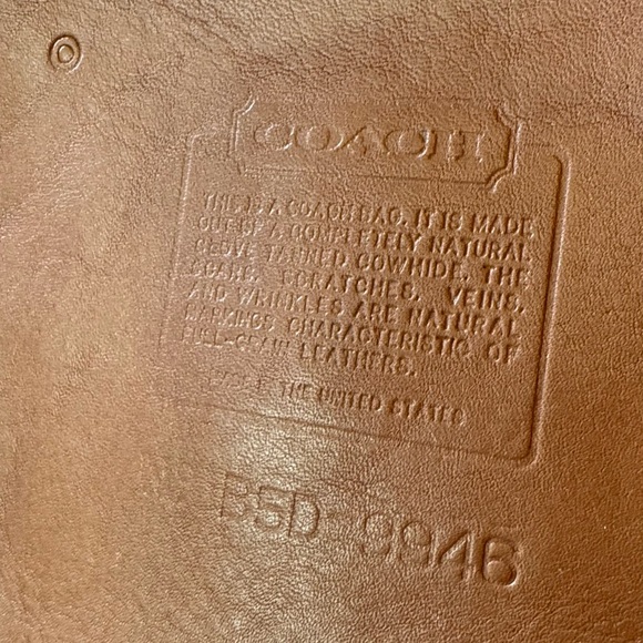 Vintage Coach Nicolas bucket bag (#9946) - Picture 7 of 9